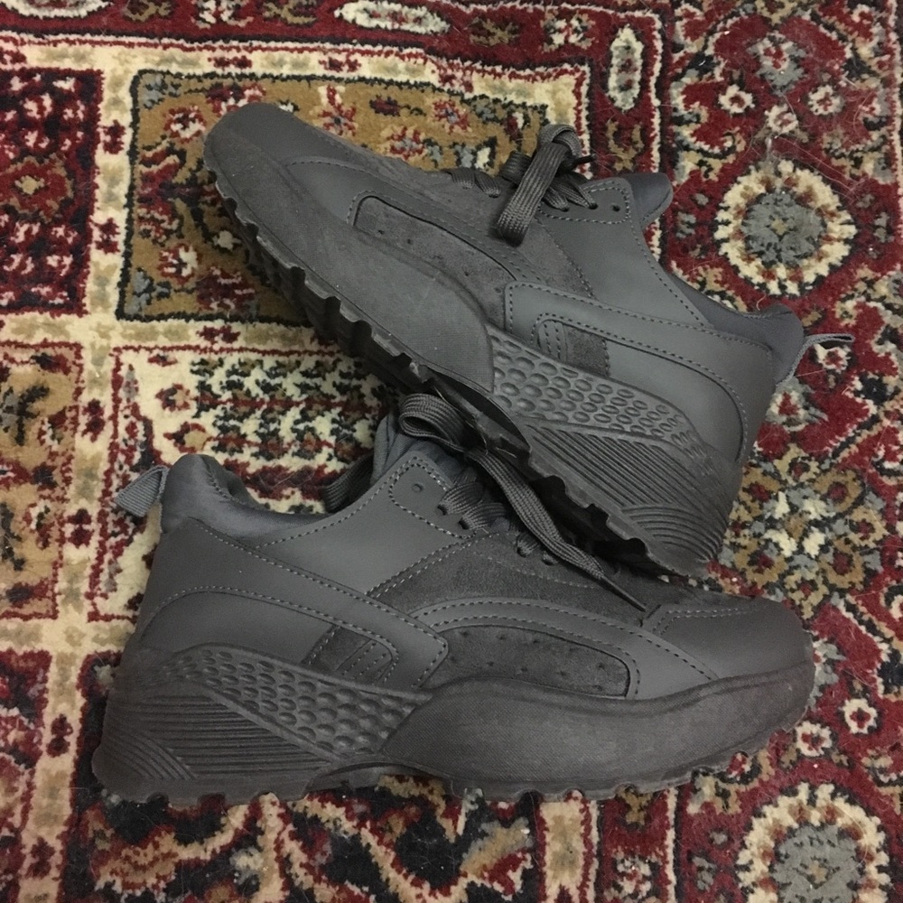 Grey Chunky Trainers